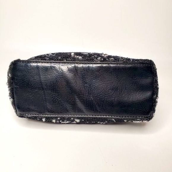 Fiona Lang London Metallic Sequin Chain Strap Evening Purse - Picture 6 of 11